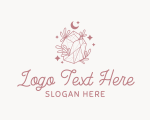 Elegant Whimsical Crystal logo