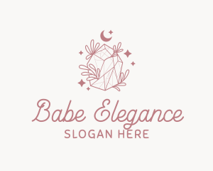 Elegant Whimsical Crystal logo design