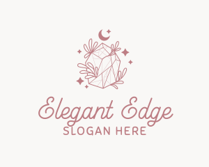 Elegant Whimsical Crystal logo design