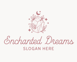 Elegant Whimsical Crystal logo