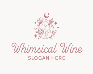 Elegant Whimsical Crystal logo design