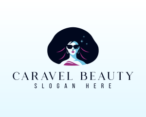 Beautiful Fashionista Woman logo design