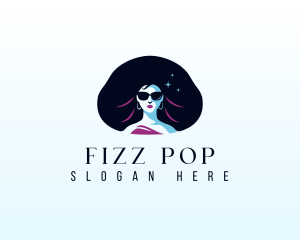 Beautiful Fashionista Woman logo design