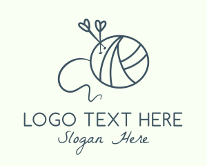 Heart Needle Yarn Logo