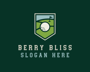 Golf Course Shield logo design