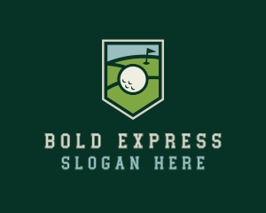 Golf Course Shield logo design