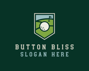 Golf Course Shield logo design