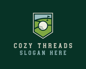 Golf Course Shield logo design