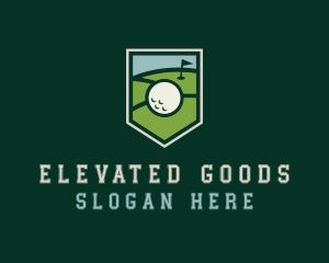 Golf Course Shield logo design