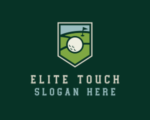 Golf Course Shield logo design