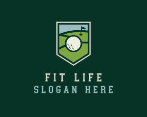 Golf Course Shield logo