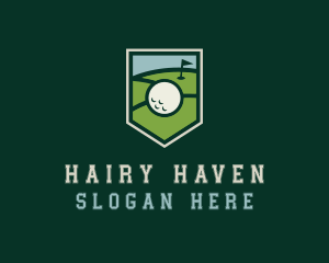 Golf Course Shield logo design