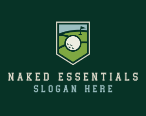 Golf Course Shield logo design