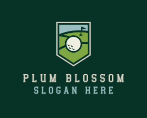 Golf Course Shield logo design