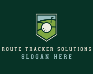 Golf Course Shield logo design