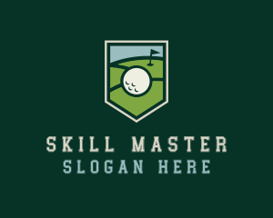 Golf Course Shield logo