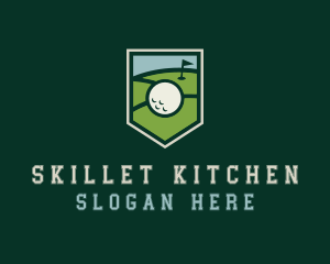 Golf Course Shield logo design