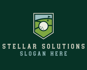 Golf Course Shield logo design