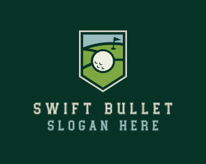 Golf Course Shield logo design