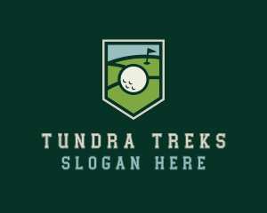 Golf Course Shield logo design