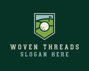 Golf Course Shield logo design