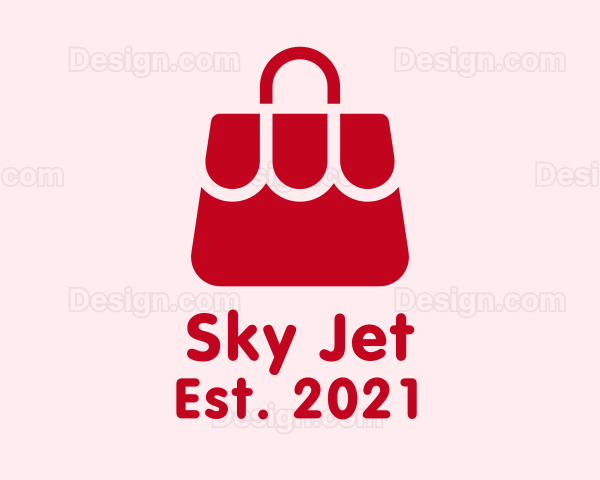 Red Fashion Handbag Logo