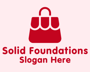 Red Fashion Handbag Logo