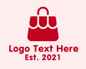 Handbag - Red Fashion Handbag logo design