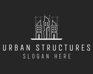 Modern Structure Building logo design