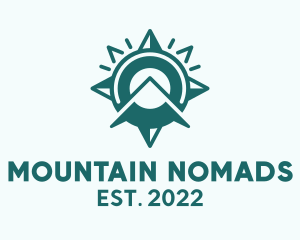 Outdoor Mountain Compass  logo design