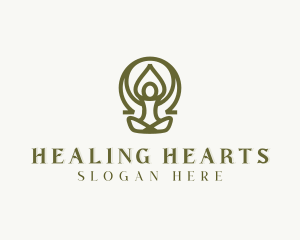 Mindfulness Yoga Healing logo design