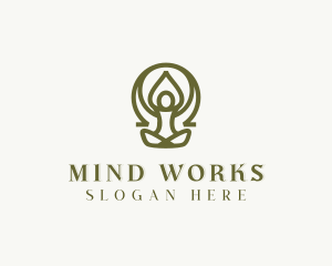 Mindfulness Yoga Healing logo design