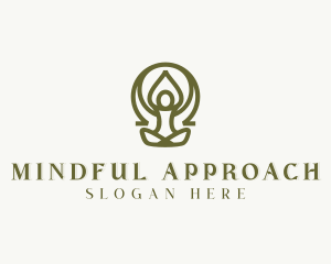 Mindfulness Yoga Healing logo design