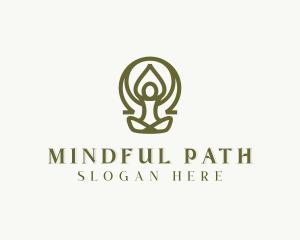 Mindfulness Yoga Healing logo design