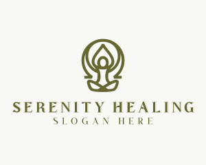 Mindfulness Yoga Healing logo design