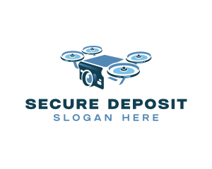 Drone Security Camera logo design