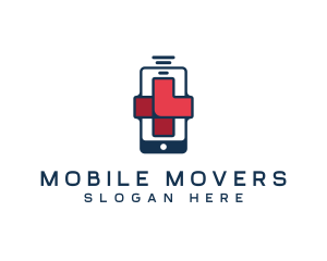 Medical Emergency Mobile logo design