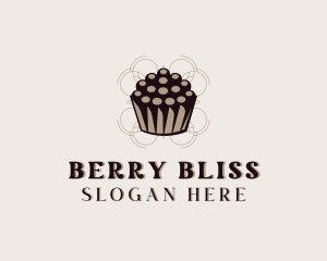 Sweet Cupcake Muffin logo design