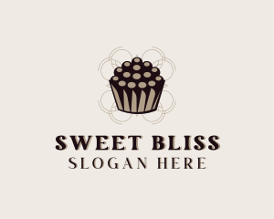 Sweet Cupcake Muffin logo design