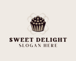 Sweet Cupcake Muffin logo design