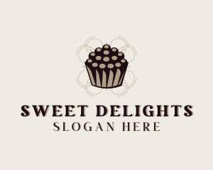 Sweet Cupcake Muffin logo design