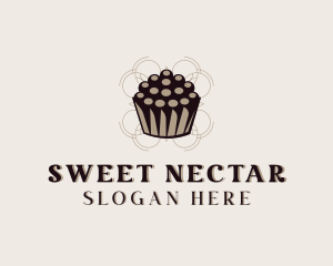 Sweet Cupcake Muffin logo design