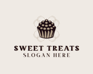 Sweet Cupcake Muffin logo design