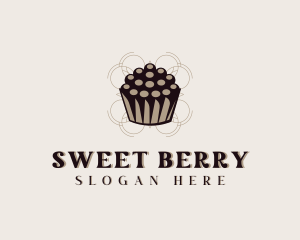 Pastry Cupcake Muffin logo design