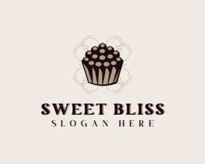 Pastry Cupcake Muffin logo design