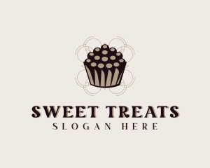 Pastry Cupcake Muffin logo design