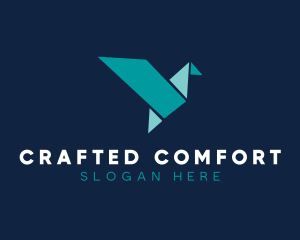 Origami Bird logo design