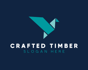 Origami Bird logo design