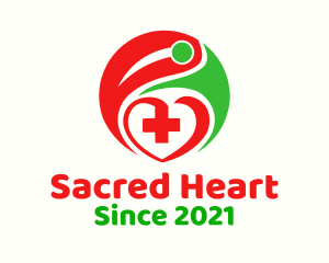 Healthcare Human Heart  logo design