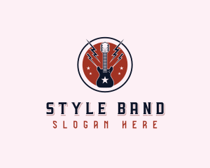 Rock Band Music logo design